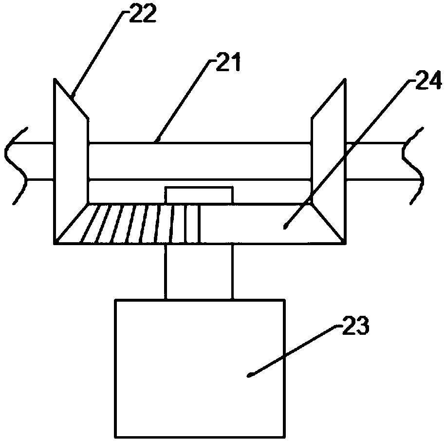 Irrigation device capable of achieving uniform spraying effect for vegetable planting