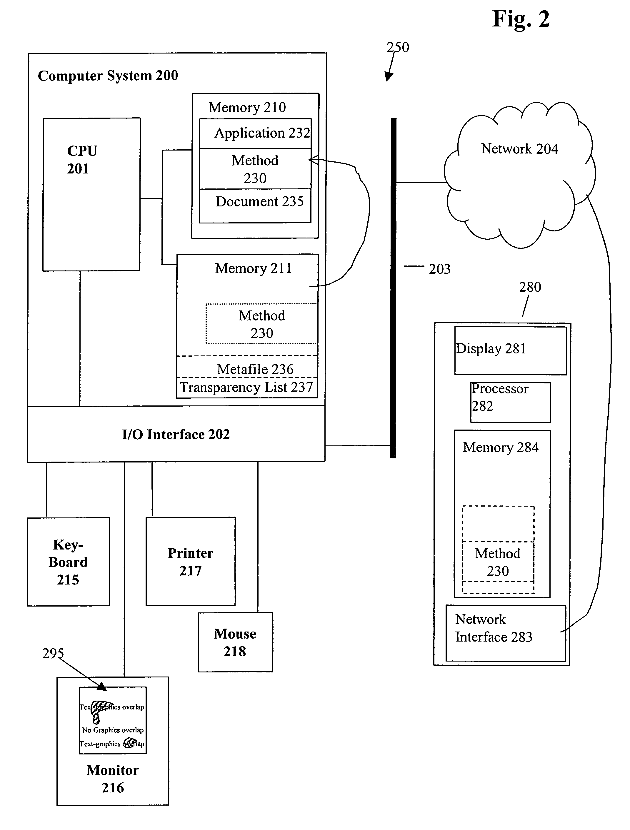 Method and apparatus for printing transparent graphics