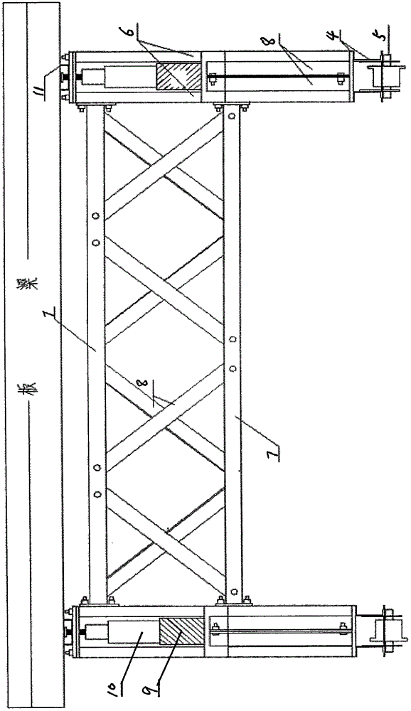 Light combined beam moving trolley