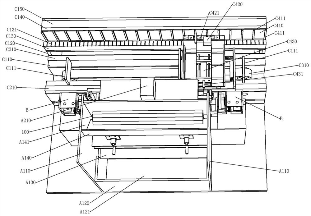 Feeding module and full-automatic laser pipe cutting machine applying same