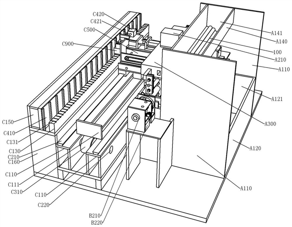 Feeding module and full-automatic laser pipe cutting machine applying same