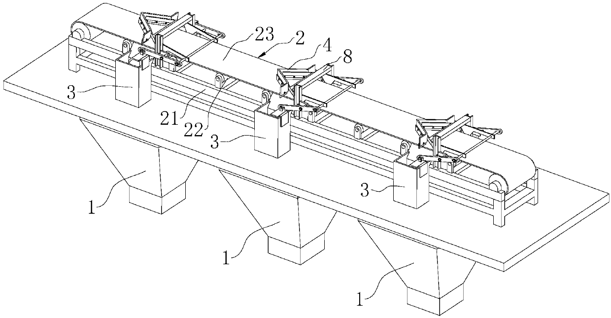 Fire coal conveying device