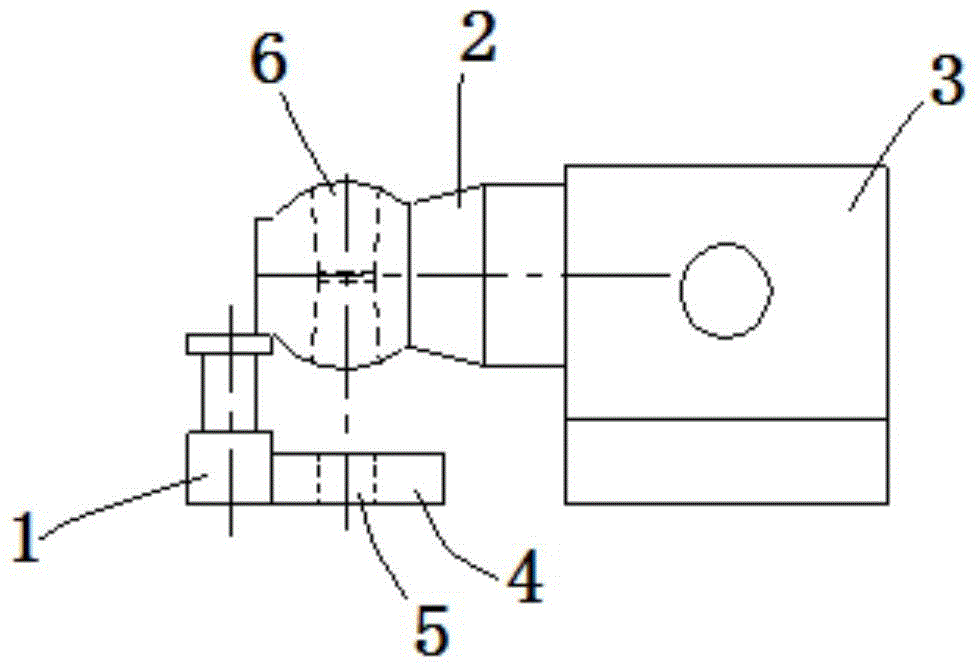 Processing and positioning device and processing method for special-shaped hole of universal joint shaft