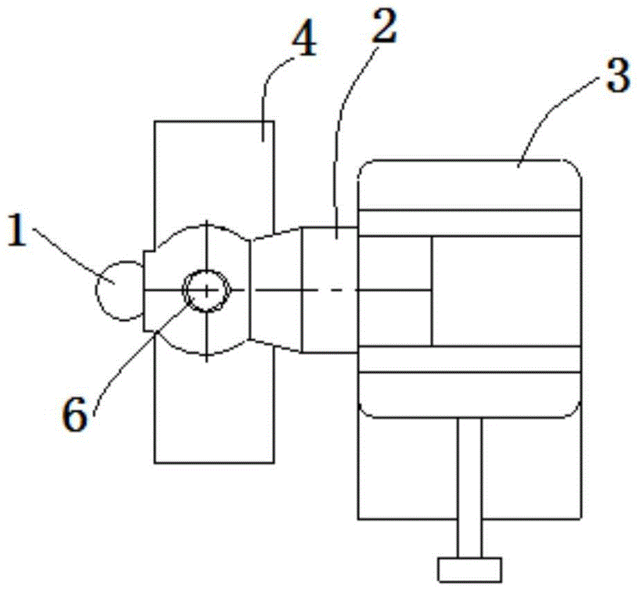 Processing and positioning device and processing method for special-shaped hole of universal joint shaft