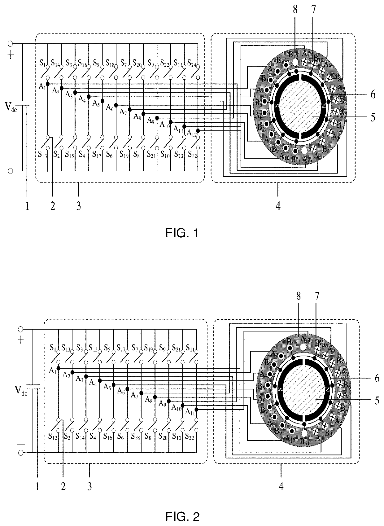 Control system and control method of flexible permanent magnet brushless DC motor