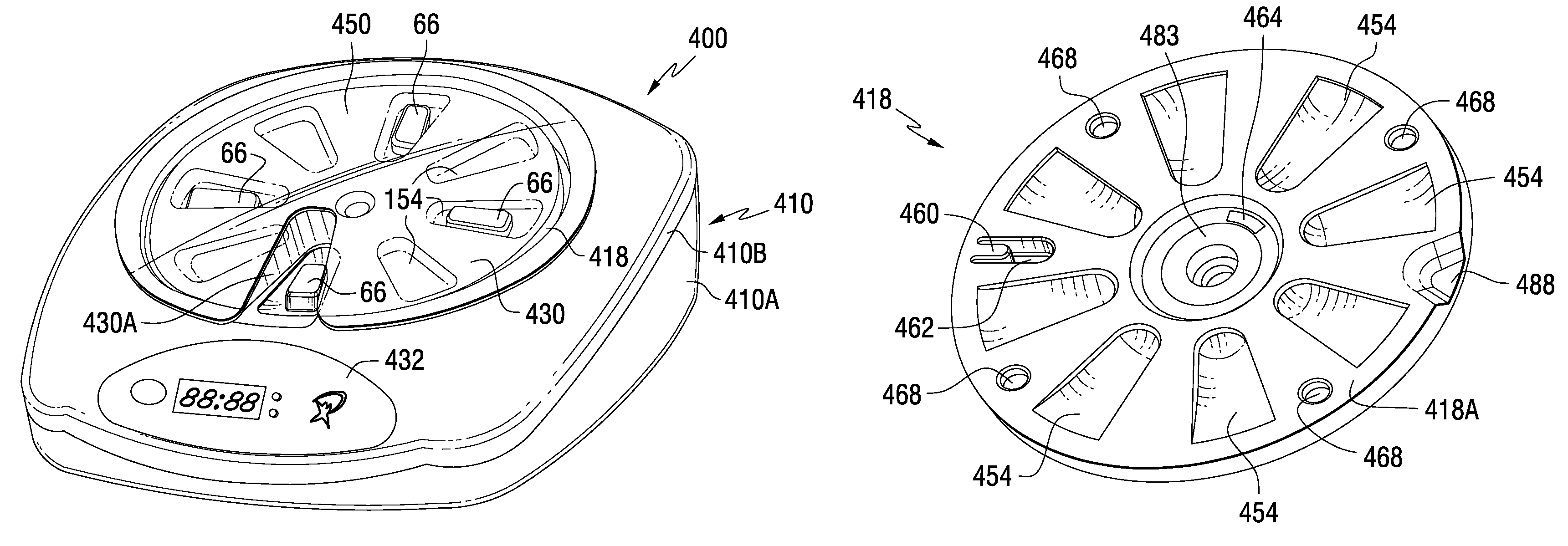 Tray insert for medication on demand device