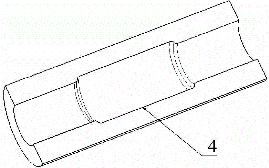 Incremental temperature difference bulging device for metal pipes and bulging method
