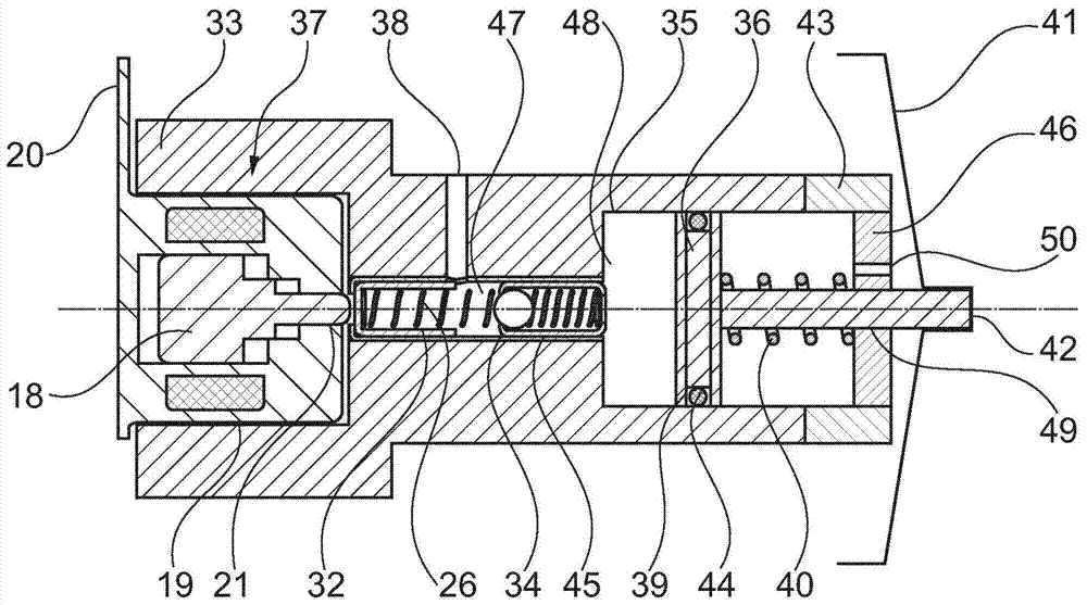 Controllable coolant pump with an electro-hydraulic baffle plate adjustment