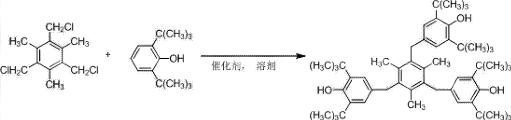 The preparation method of hindered phenolic antioxidant 330