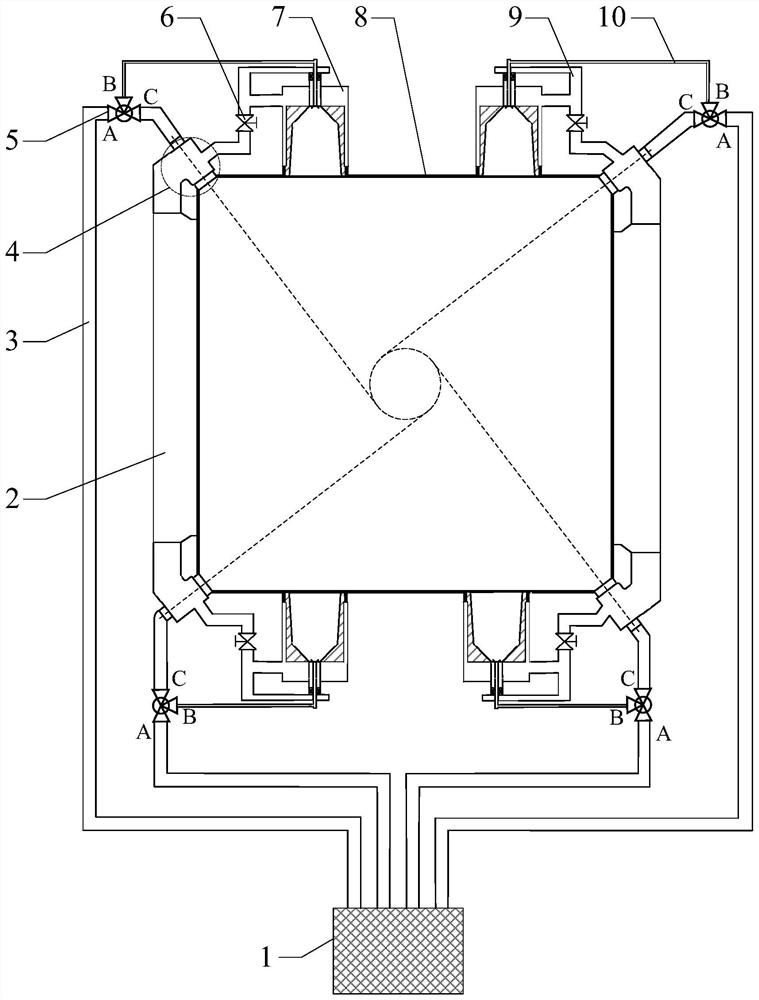 An ultra-low load stable combustion preheating and decomposing combustion system and ultra-low load operation method