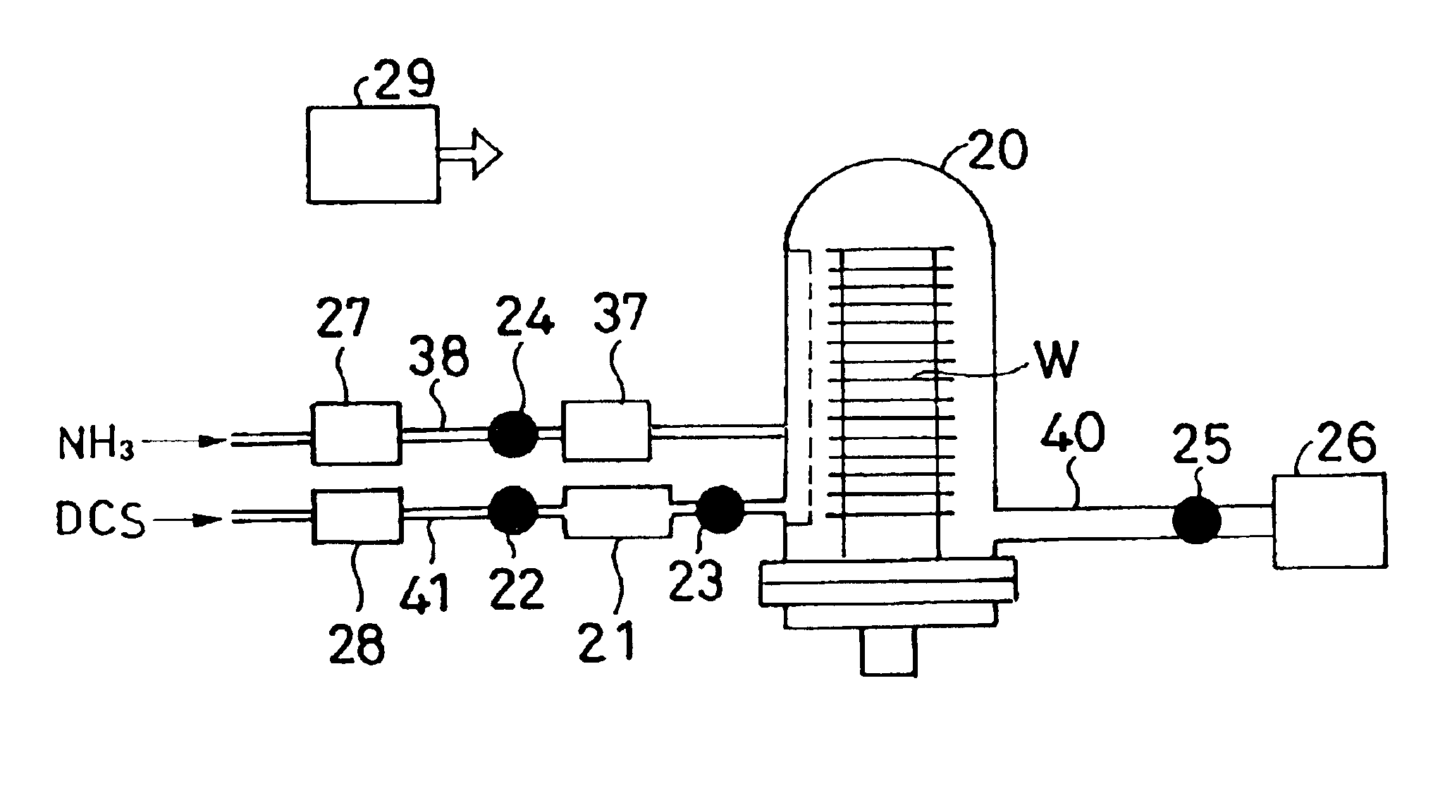 Vertical type semiconductor device producing apparatus