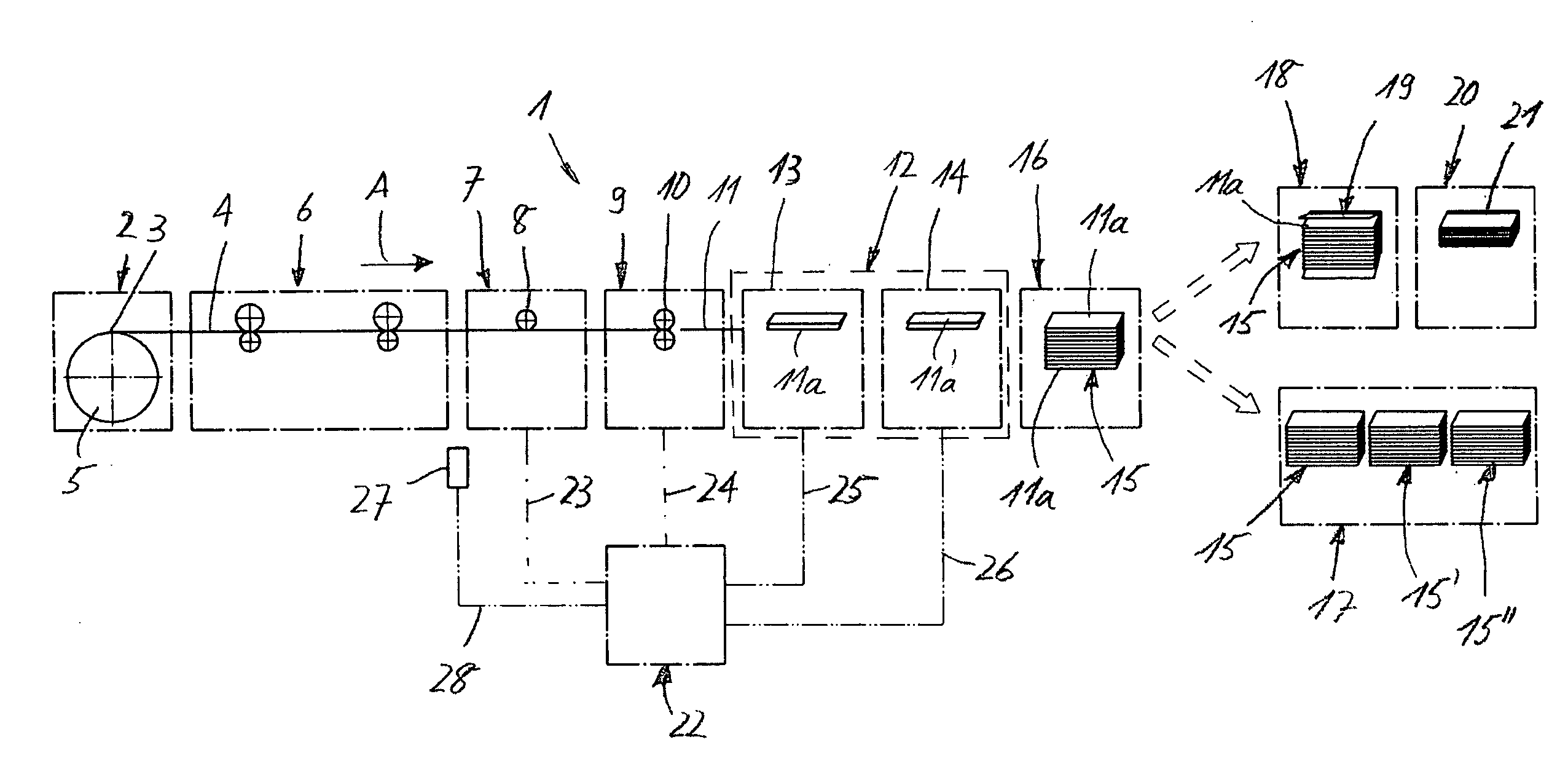 Method and a system for manufacturing printed products
