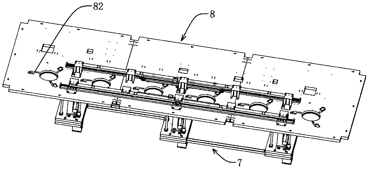 Multi-station transfer mechanism and motor bearing assembly equipment