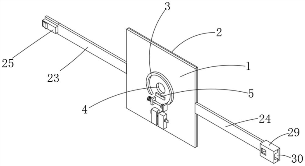 Chest drainage catheter fixing mechanism