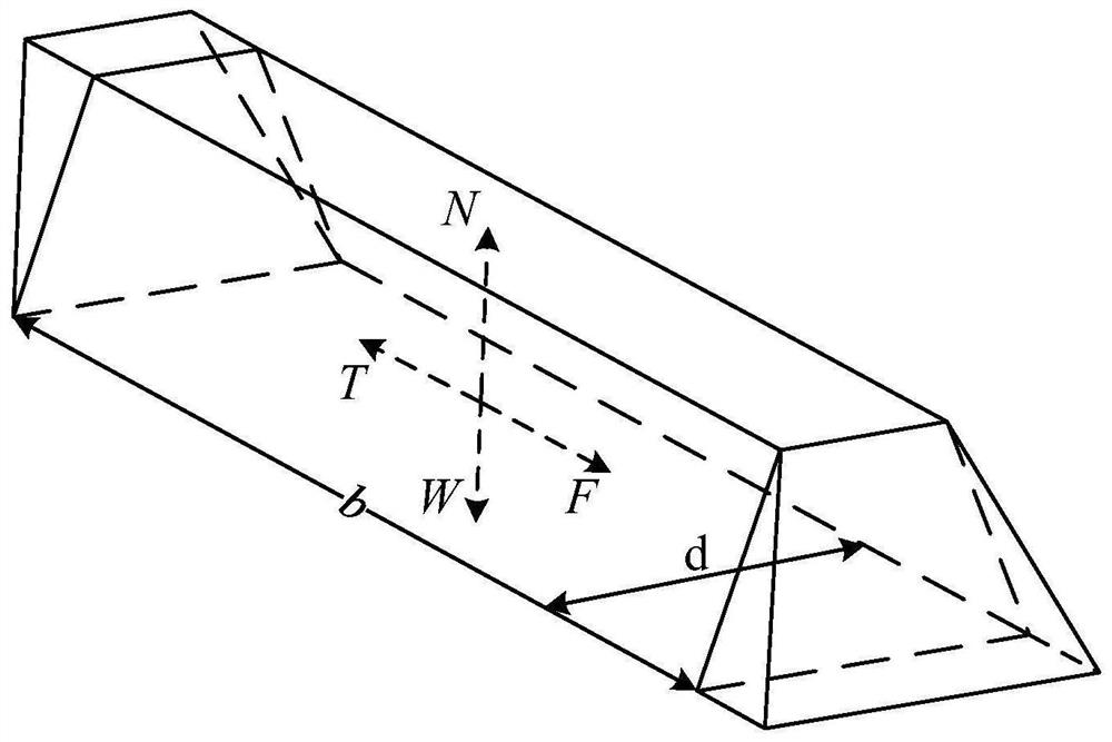 Two-dimensional analysis method for retaining effect of intermediate bridge on side slope