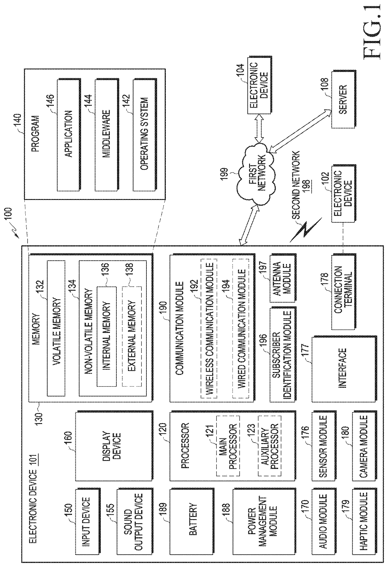 Electronic device for processing file including multiple related pieces of data