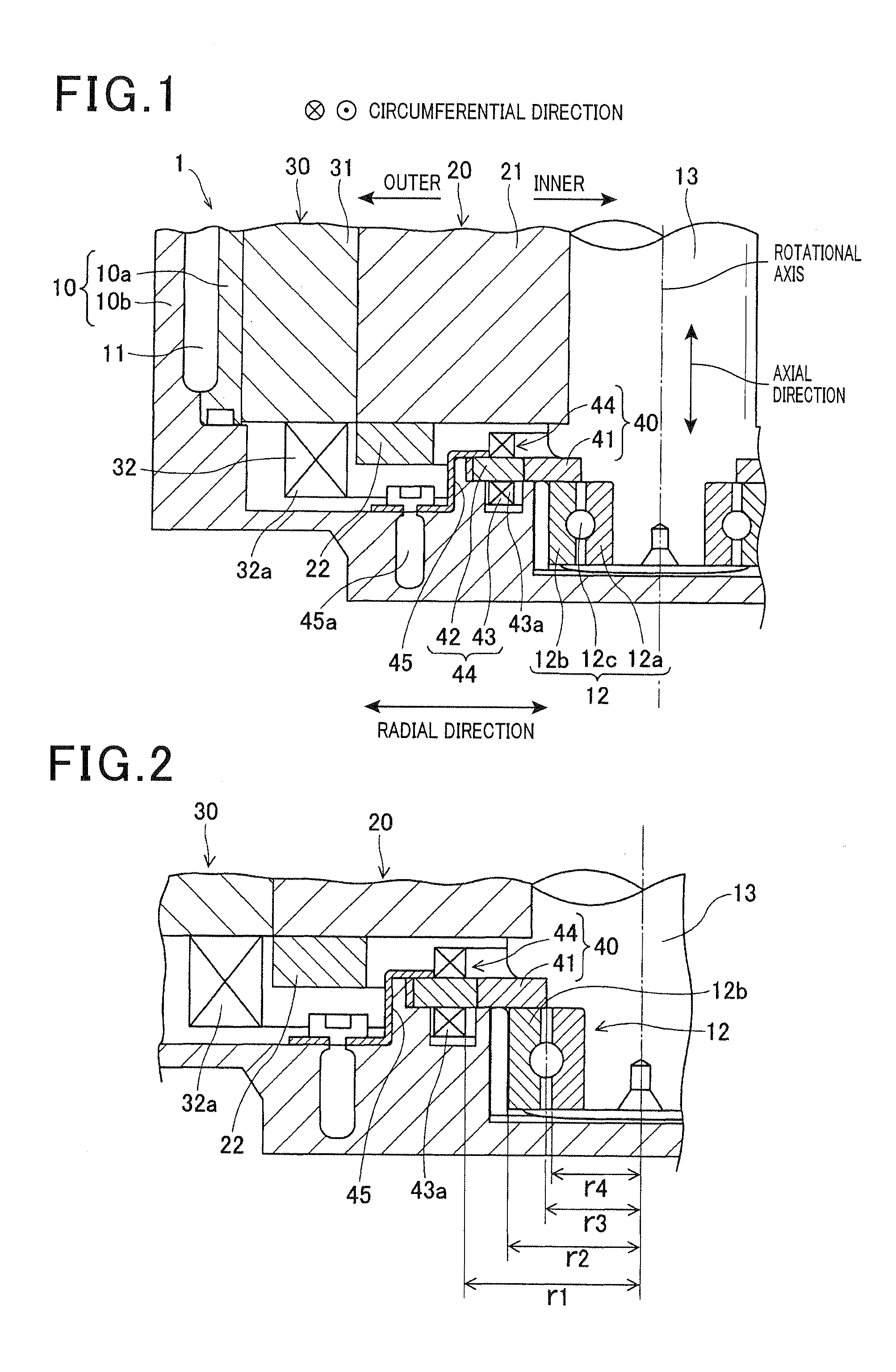 On-vehicle motor including detector for detecting state of motor
