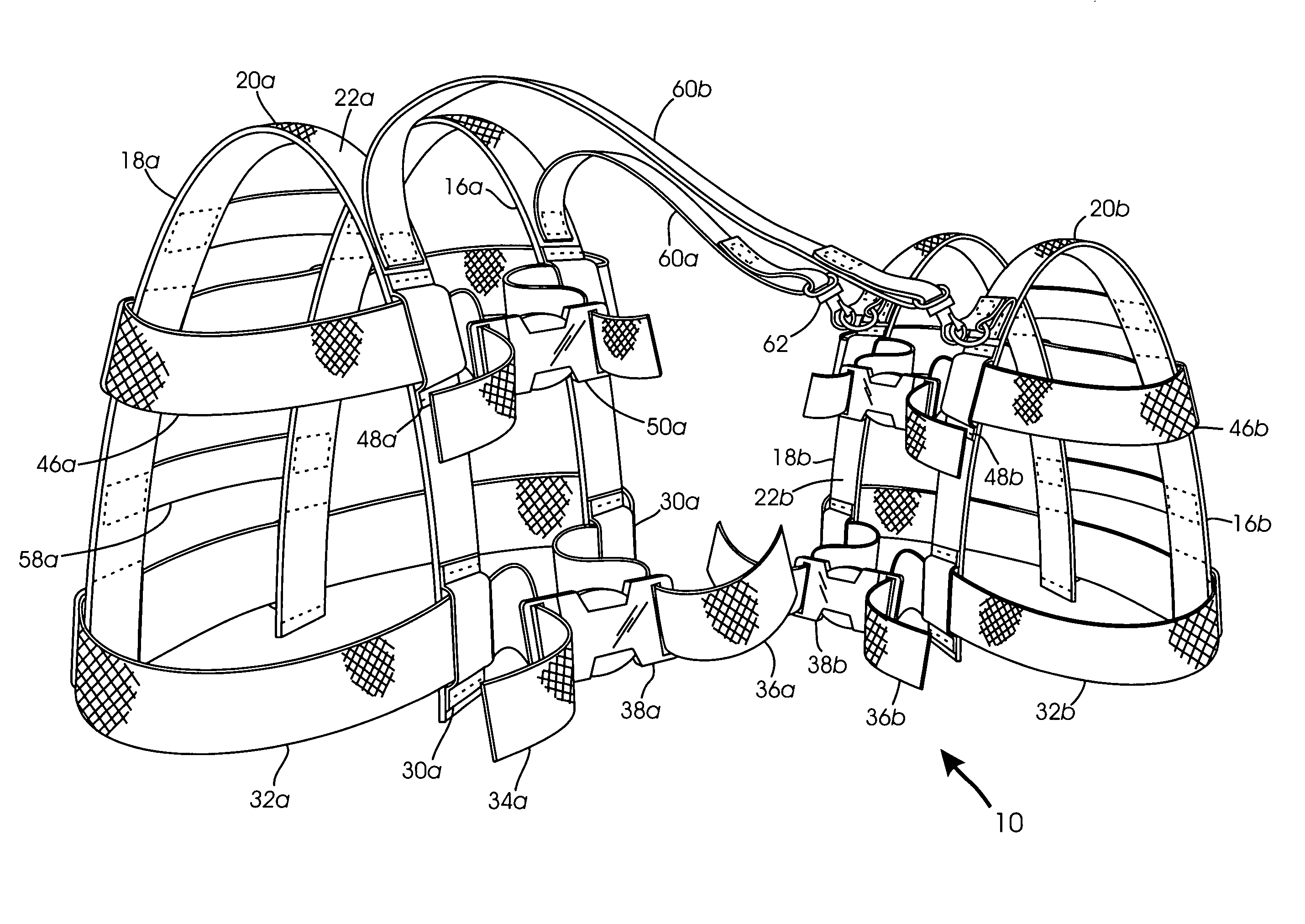 Multipurpose harness assembly for use in assisting a muscular-incapacitated person