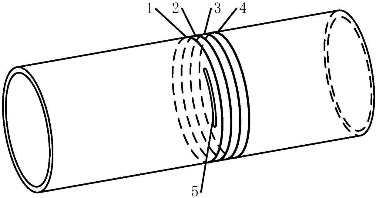 Pressure pipeline crack identification method based on distributed optical fiber sensing technology