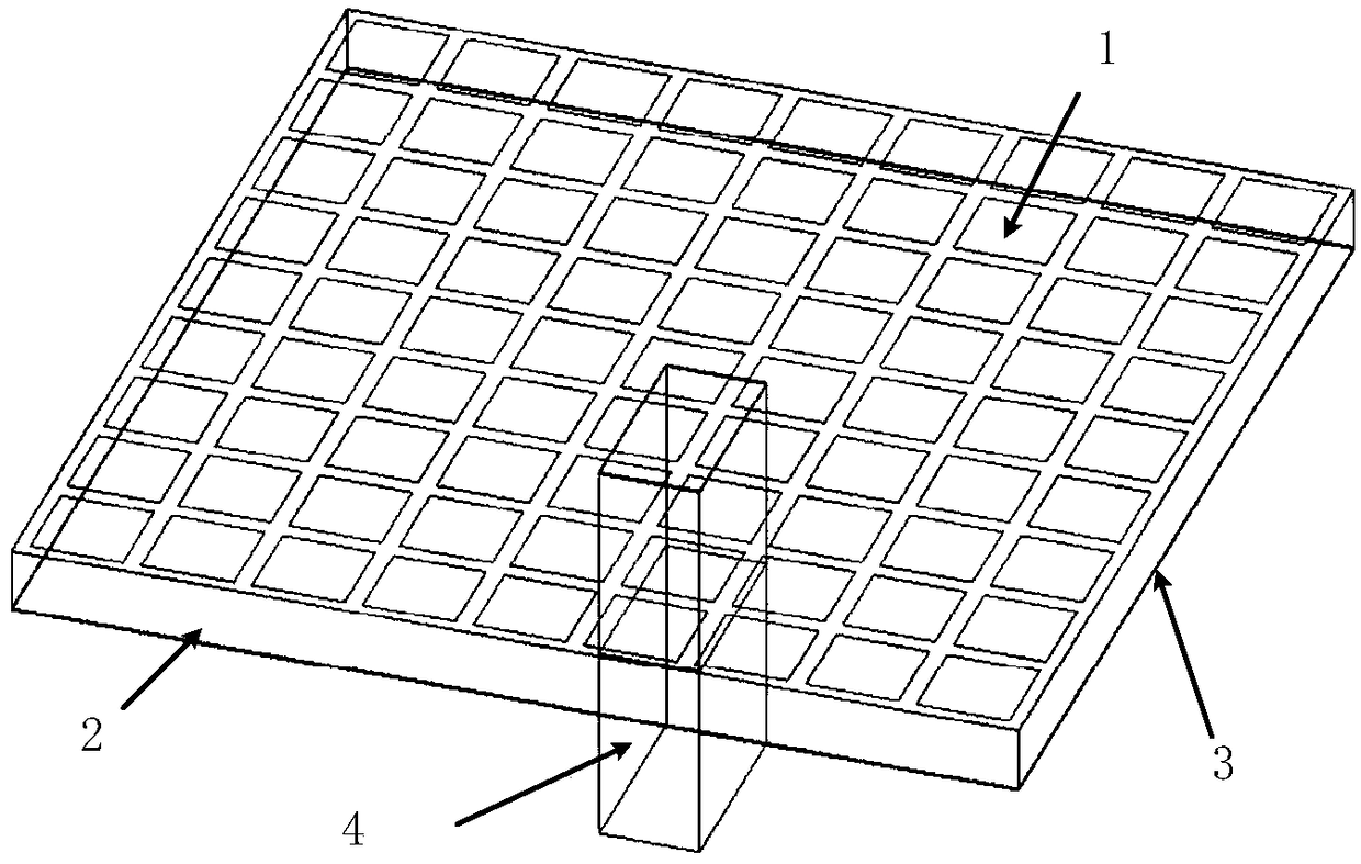 Fabry-Perot resonant antenna based on graphene patch array structure