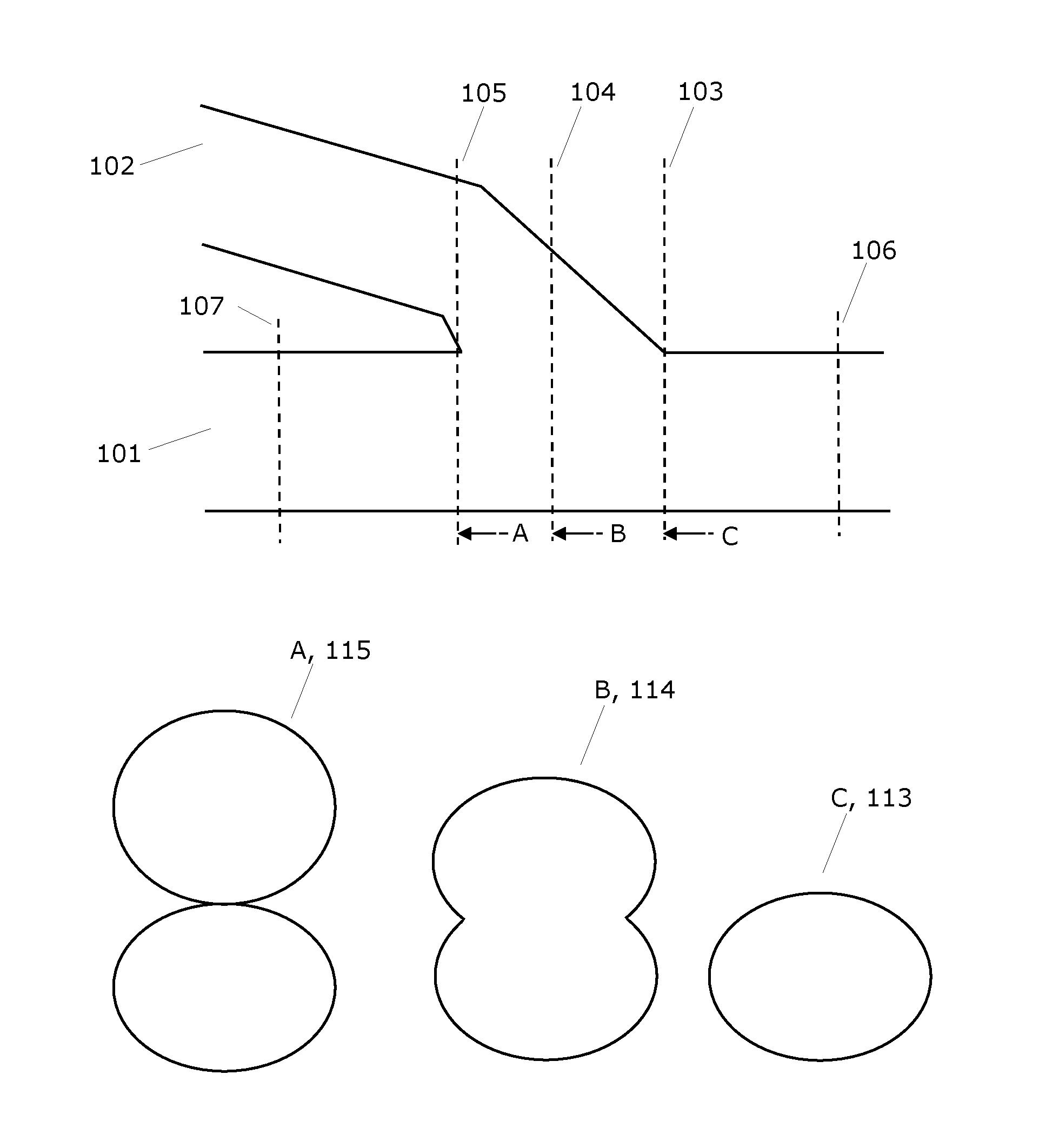 System for determining flow properties of a blood vessel