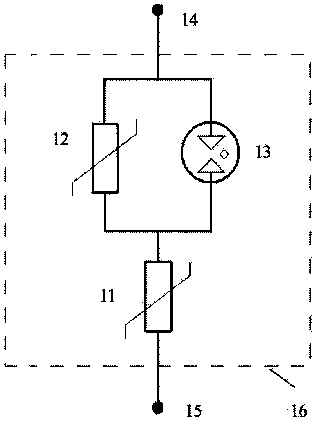 High-safety surge protection circuit and surge protection device