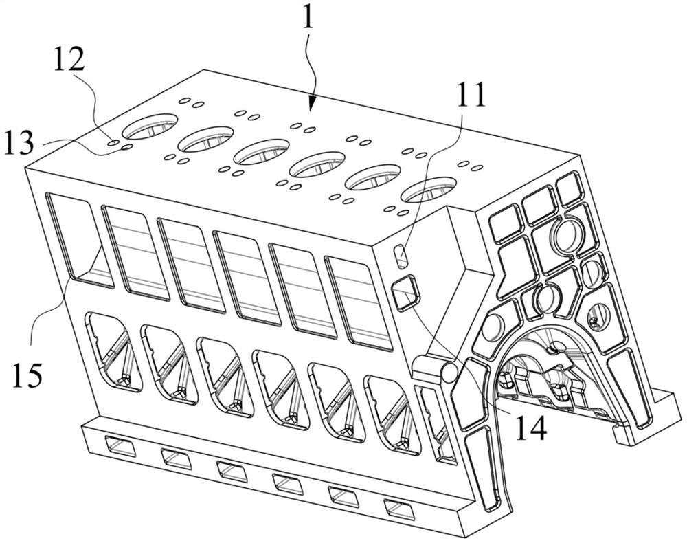 Engine body and diesel engine