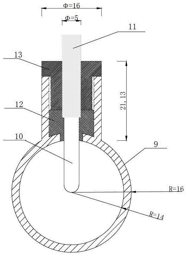 Integral flow and temperature control device