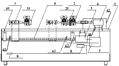 Device for testing surface initial adhesion of heat-sensitive material