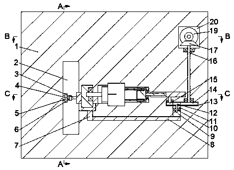 Kernel surface trimming device of kernel engraving