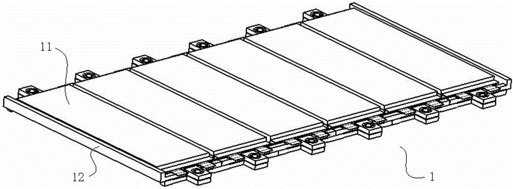 Lithium ion battery spliced layer unit frame and lithium ion battery ...