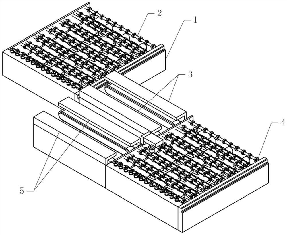 Automatic glass edging production line