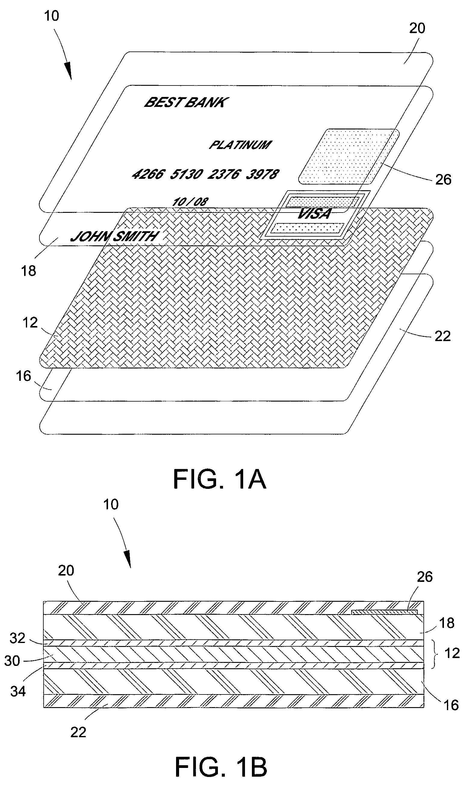 Multi-layer cards with aesthetic features and related methods of manufacturing