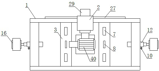 Perforating device special for electric power installation parts