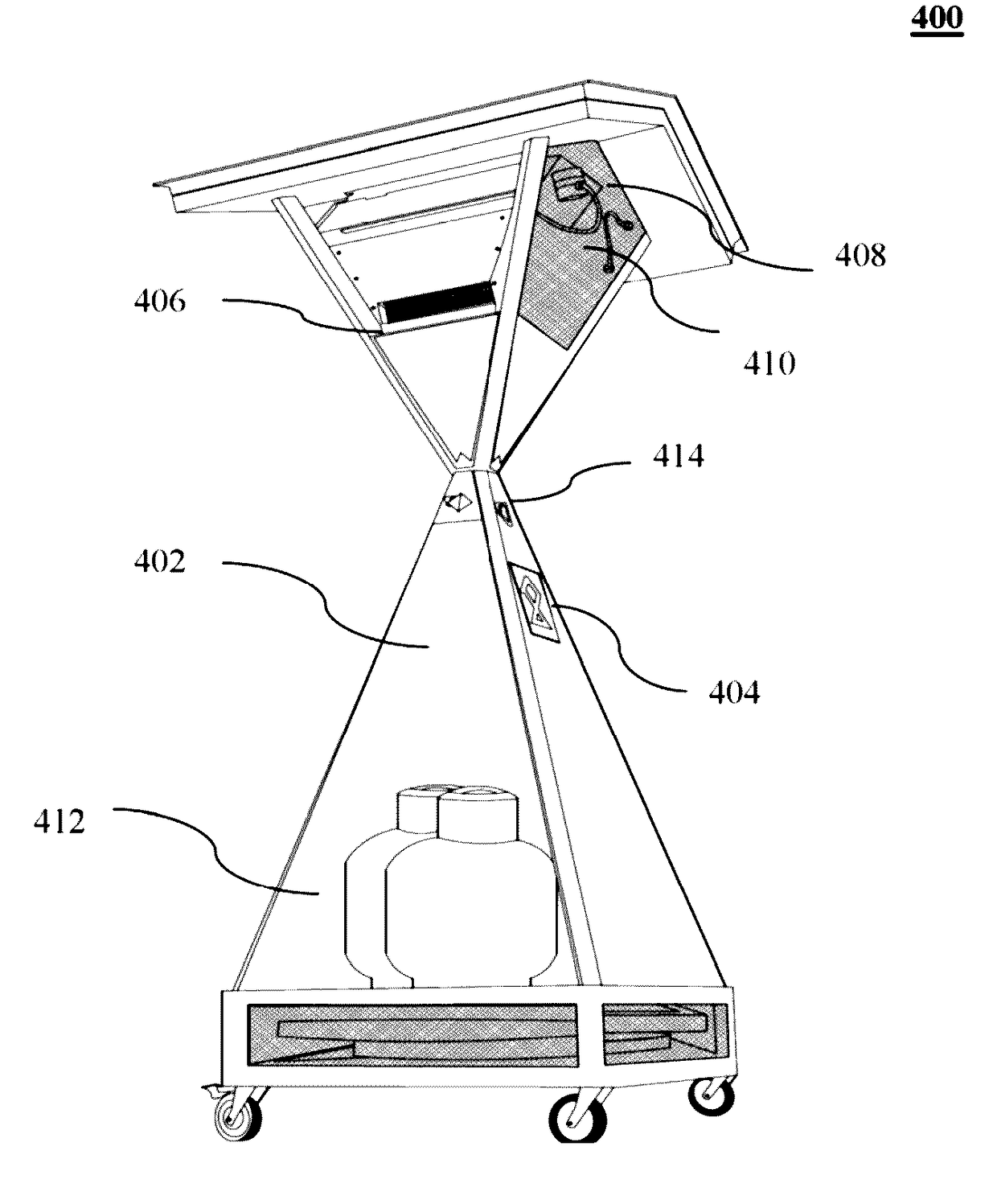 Smart patio heater device