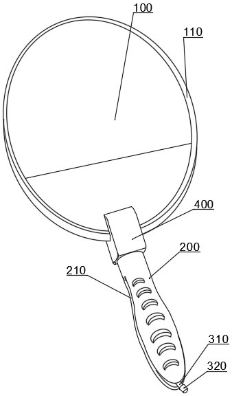 Table tennis bat suitable for children