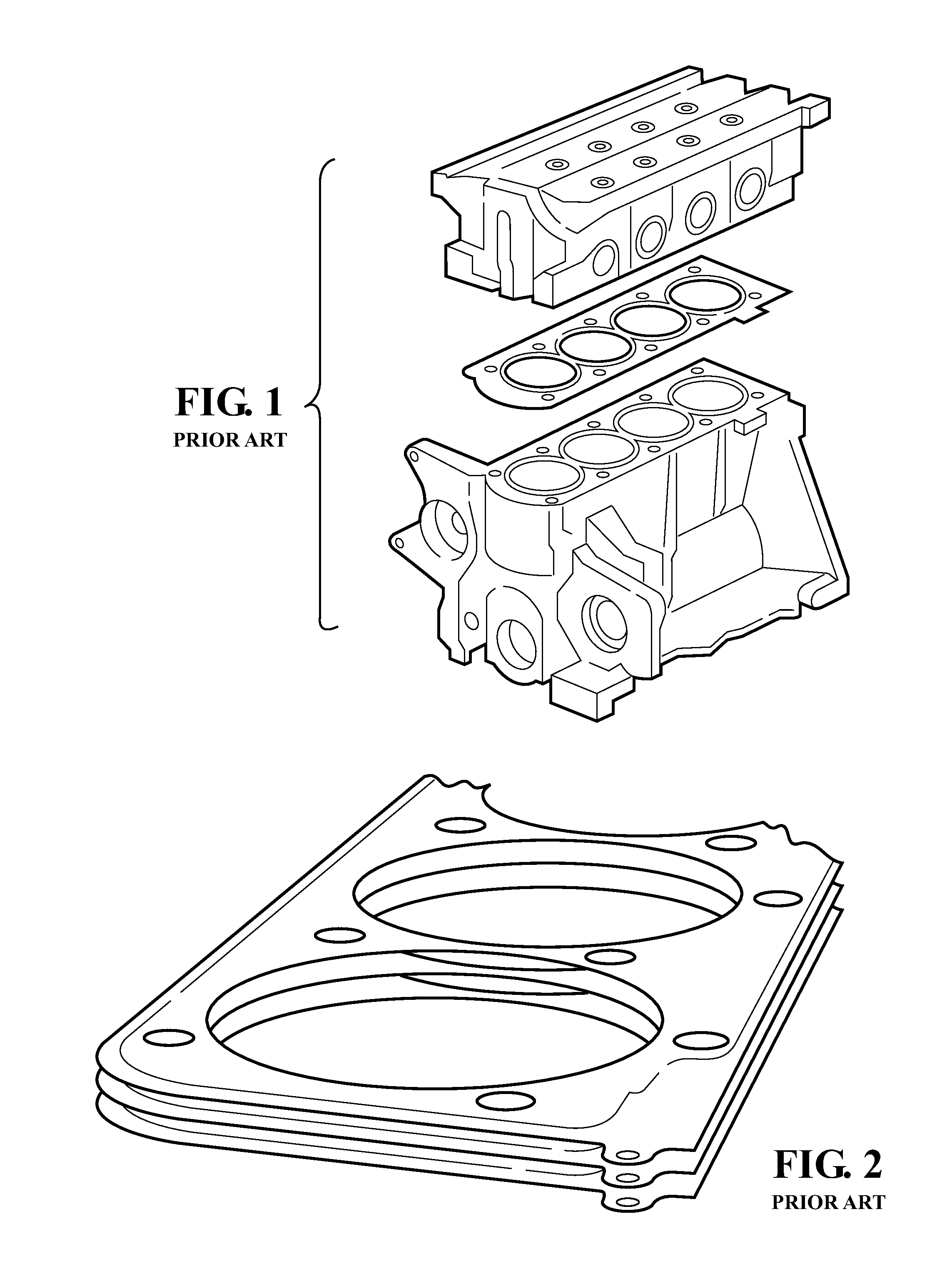 Gasket with a compression limiter