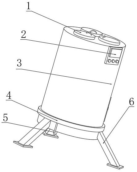 Hard endoscope air drying device for otolaryngology department