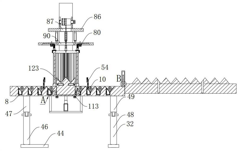 A motor maintenance workbench based on Pascal's law multi-bubble adsorption type to remove impurities