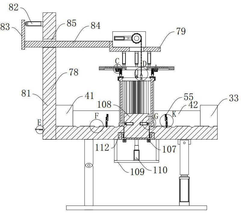 A motor maintenance workbench based on Pascal's law multi-bubble adsorption type to remove impurities