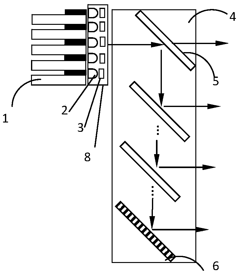 Beam expanding device of high-power semiconductor laser unit