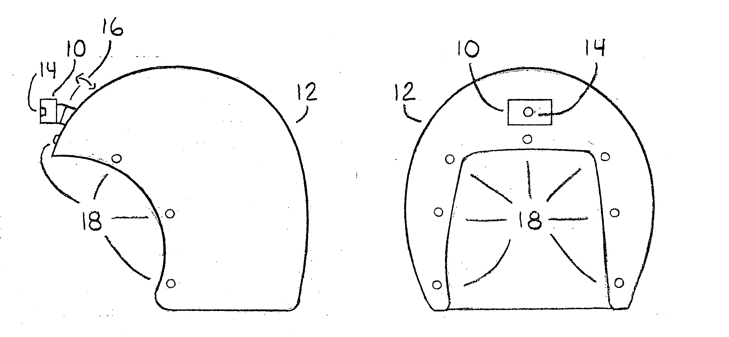 Motorcycle helmet with increased visibility