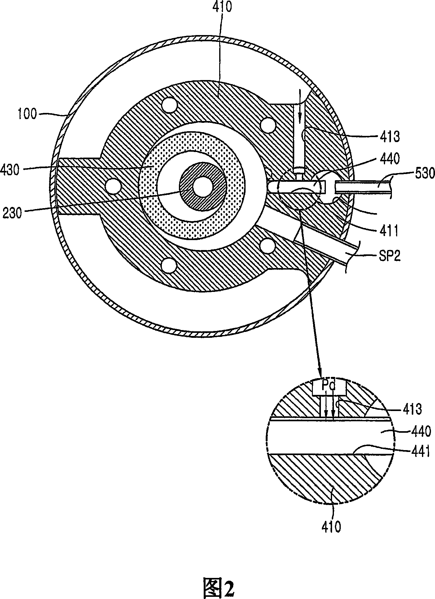 Capacity varying type rotary compressor and refrigeration system having the same