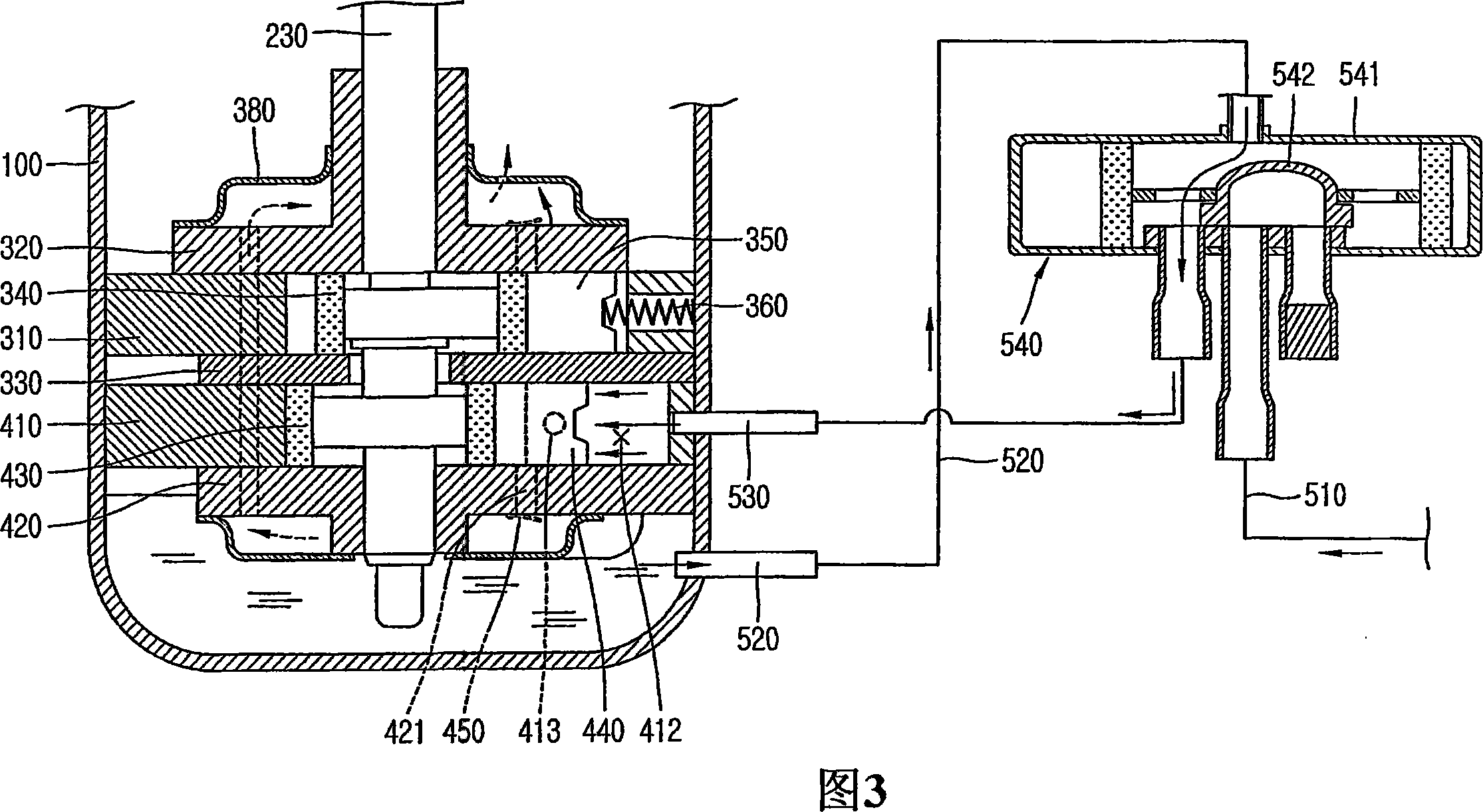 Capacity varying type rotary compressor and refrigeration system having the same