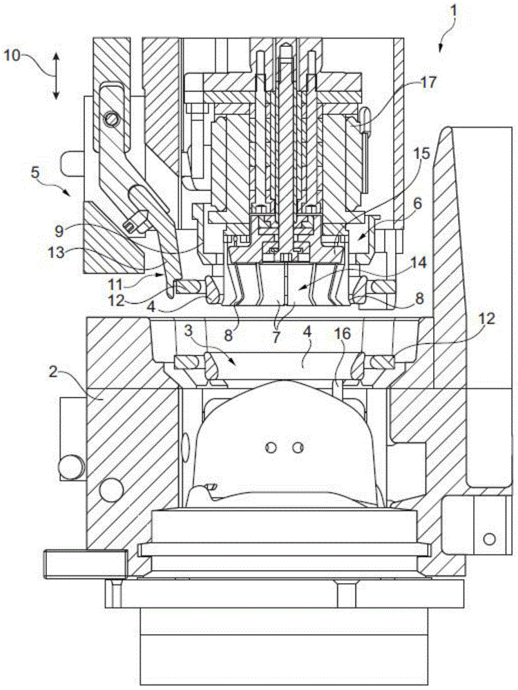 Device for producing piston
