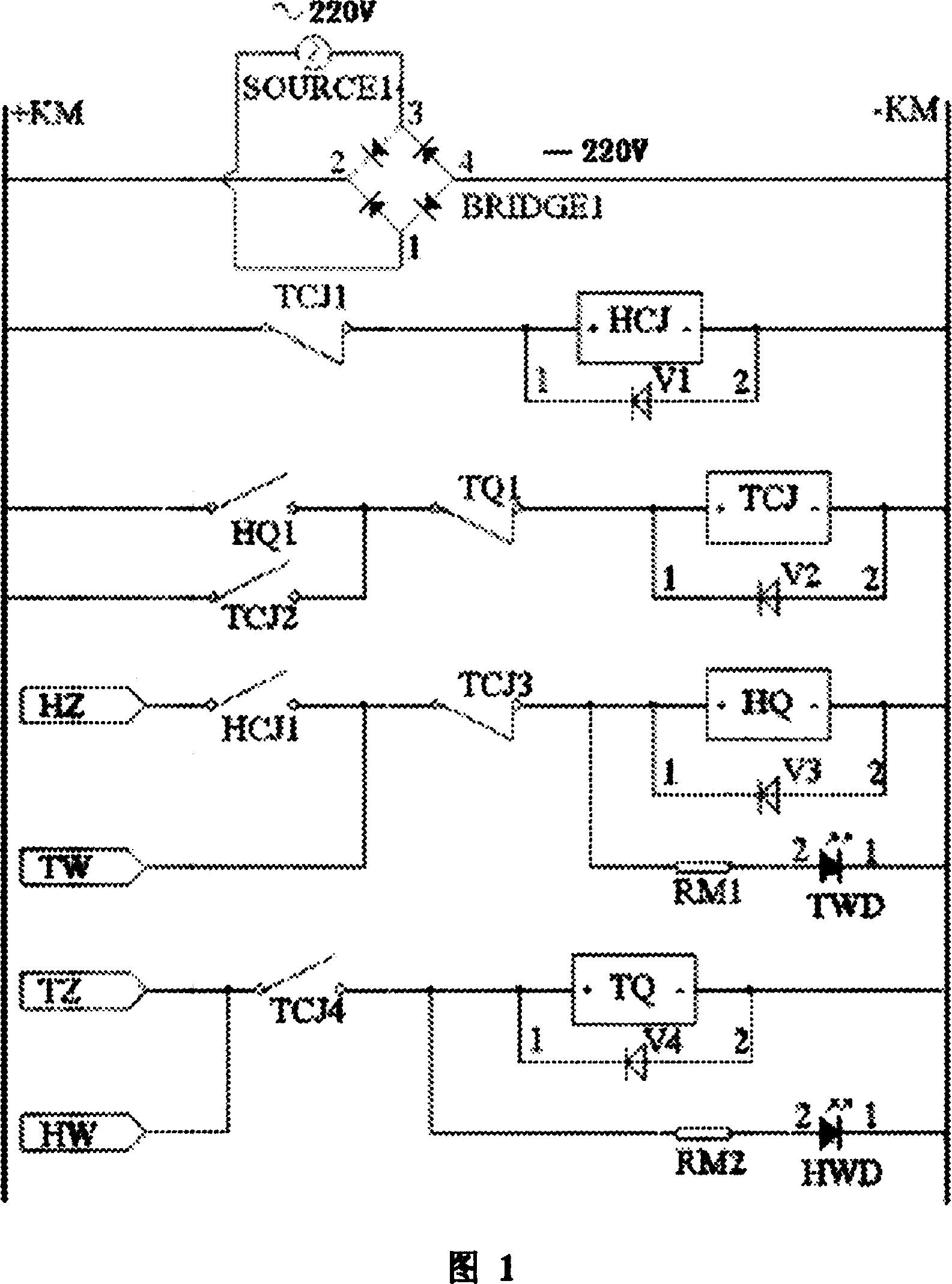 Simple and convenient analog breaker circuit