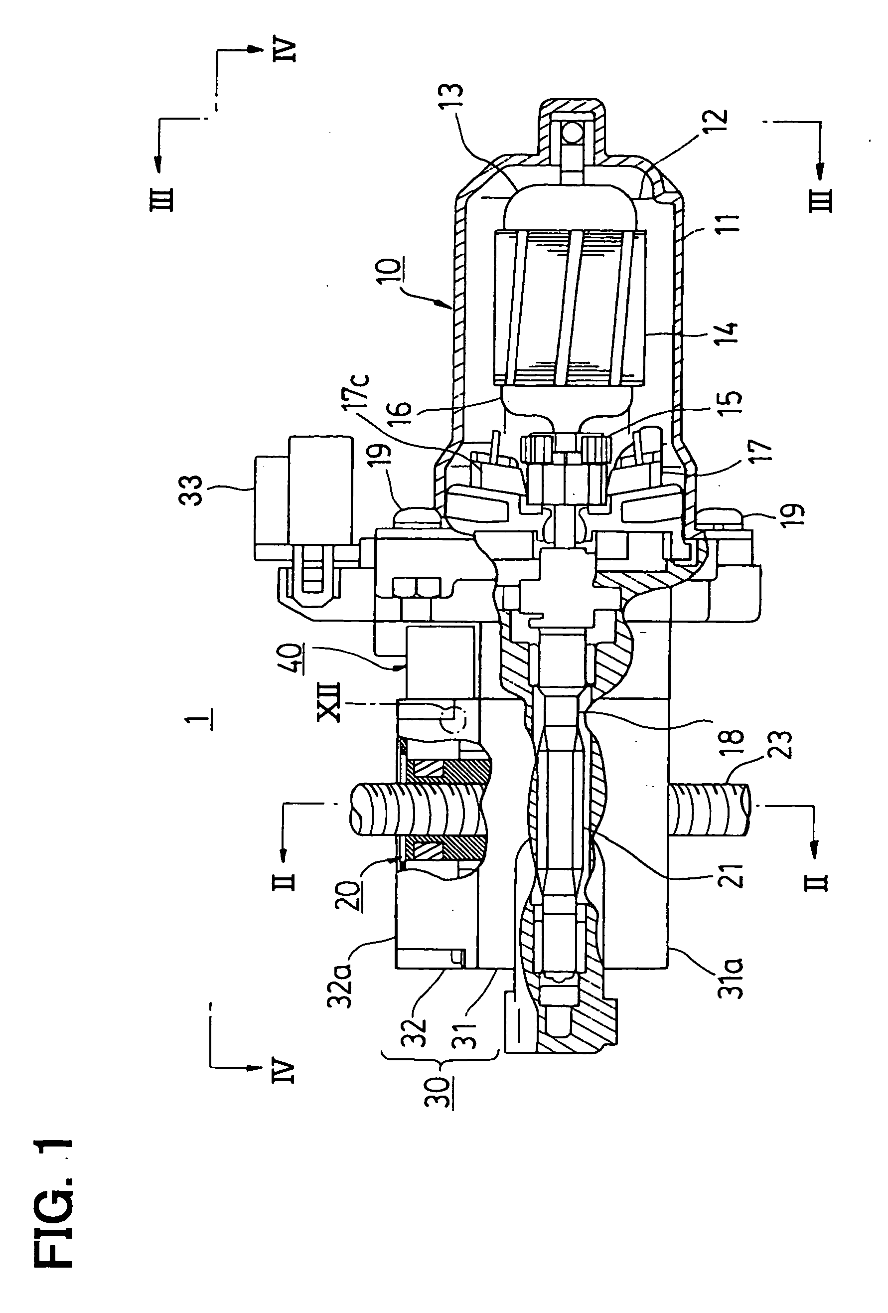 Seat drive motor and power seat system