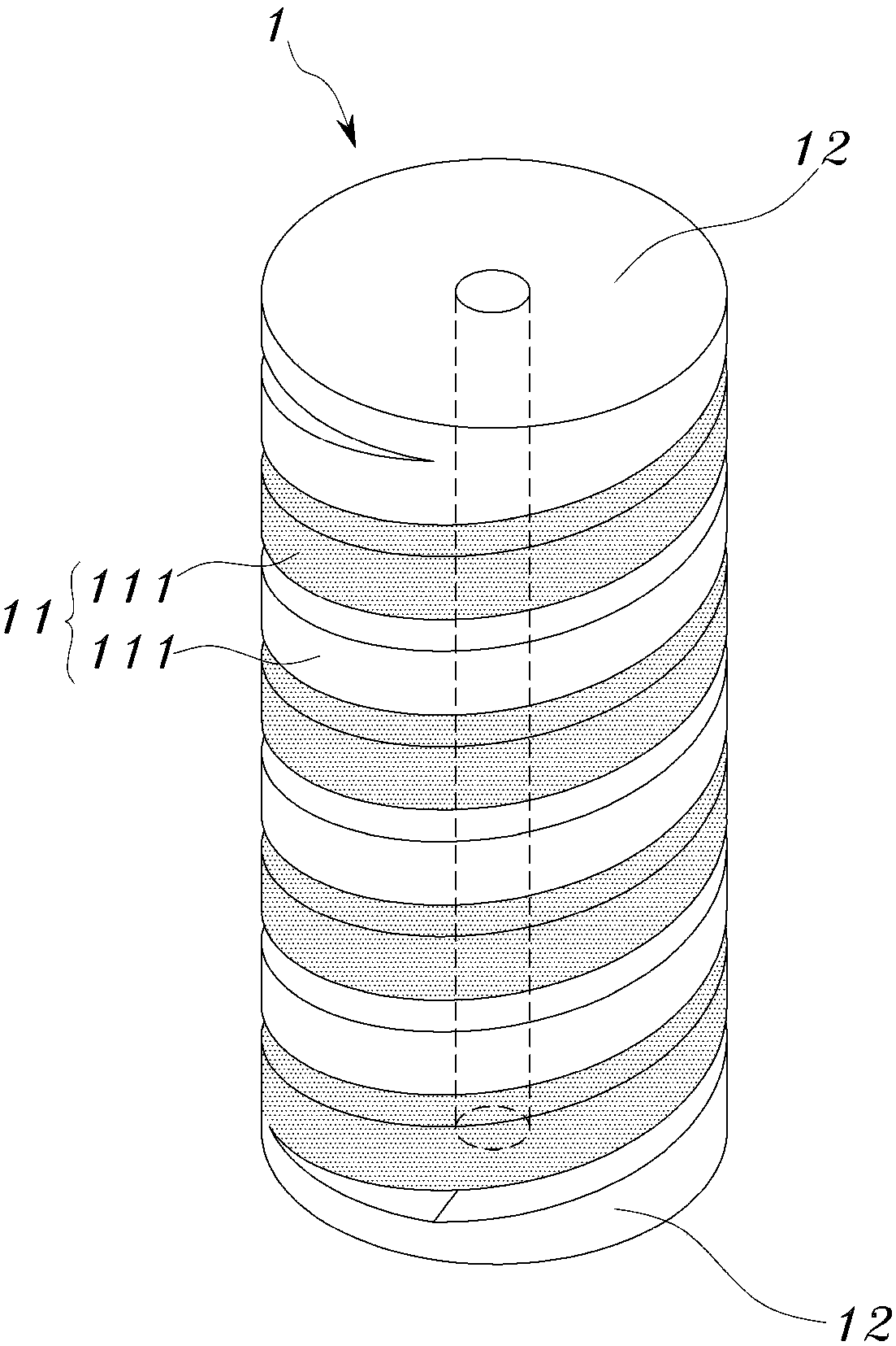 Spring structure having multiple coil-shaped unit springs and method for manufacturing same