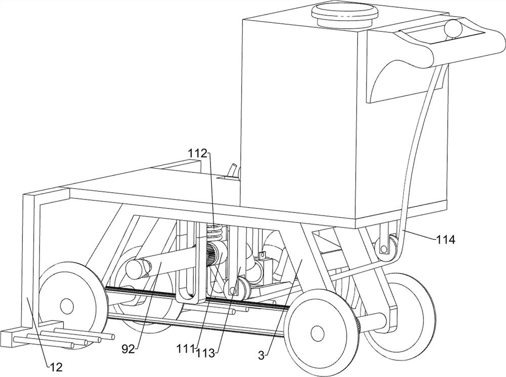 Agricultural vegetable field fertilizing and weeding equipment