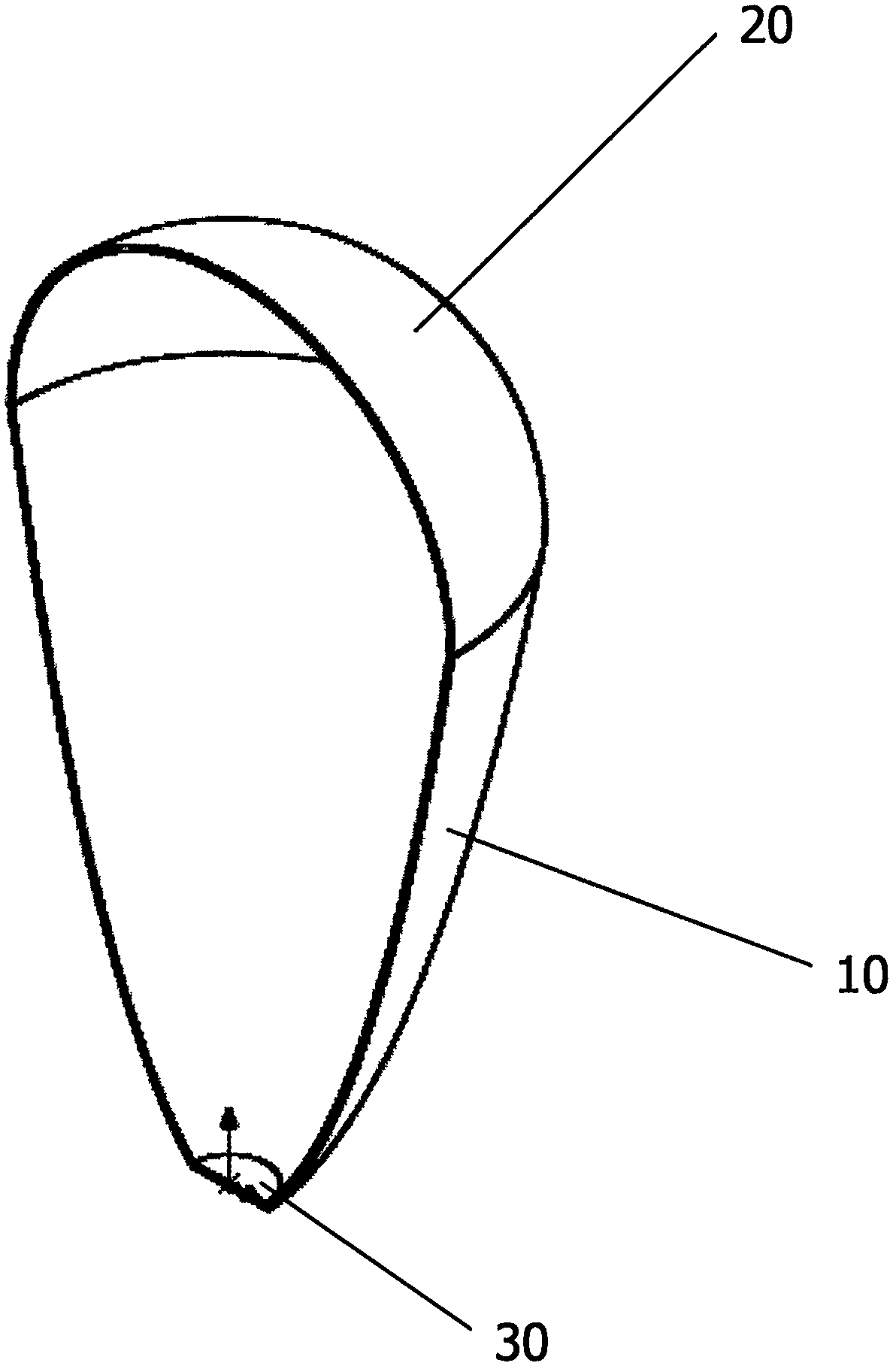 Inflatable non-imaging solar concentrator